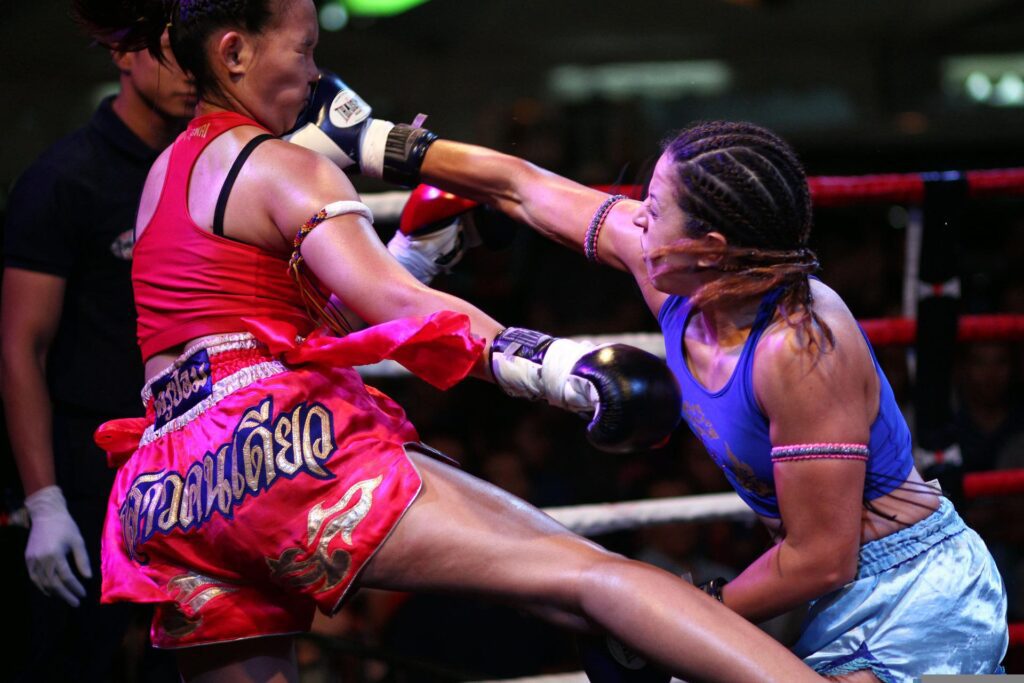 muy thai boxing match in chiang mai 