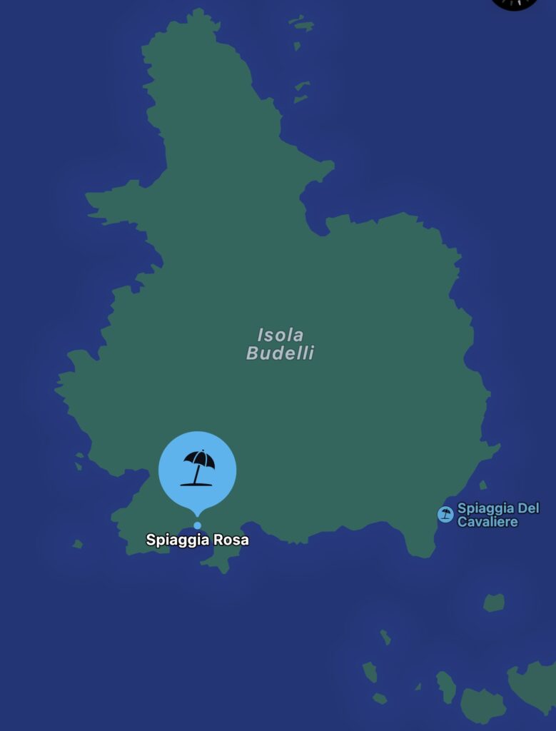 budelli island map