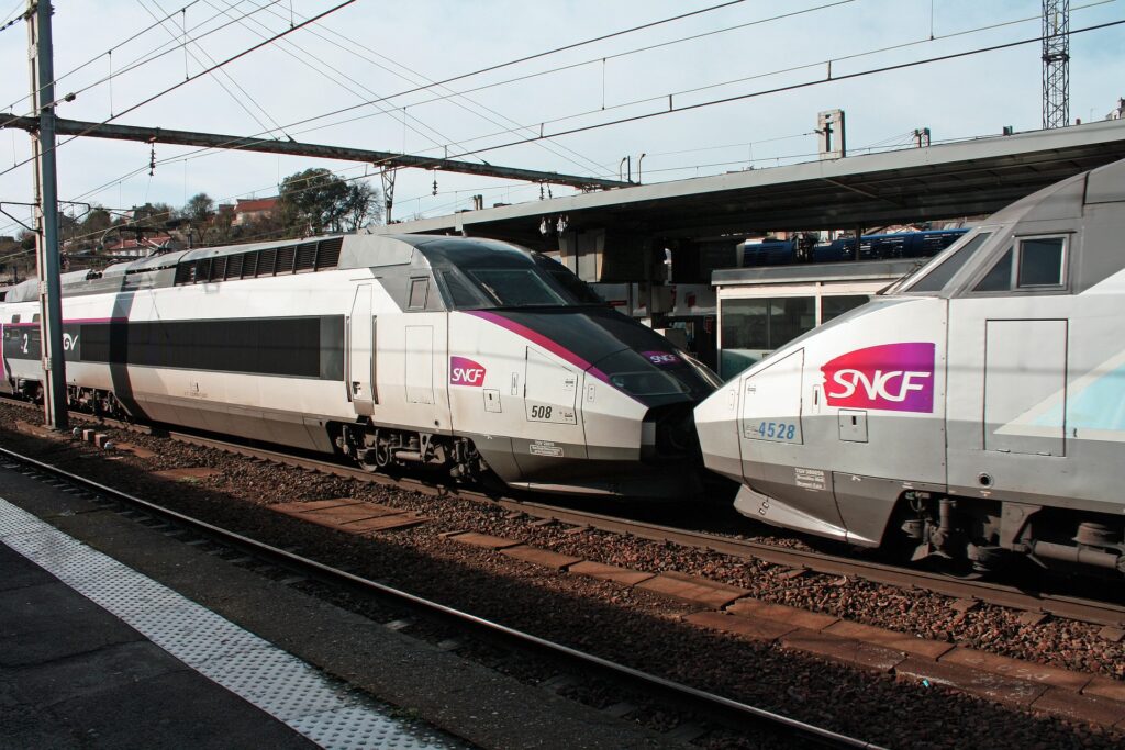 SNCF train from paris to giverny