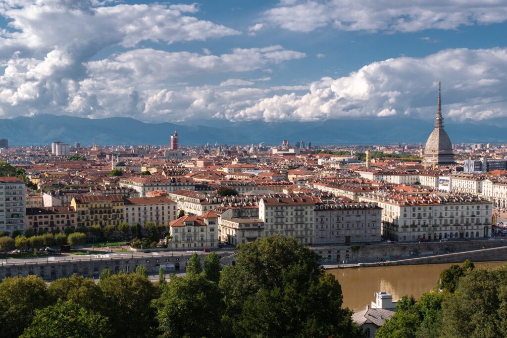 Turin, Italy city center