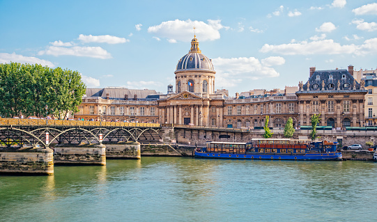 Institute de France and Pont des Arts, Saint Germain des Pres - Paris