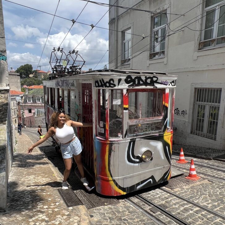 cable cars in lisbon