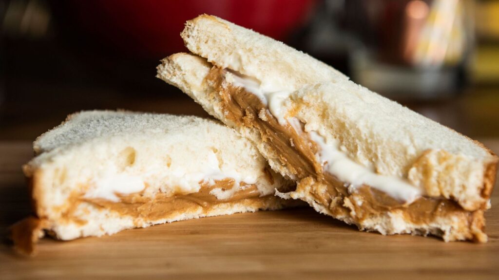 peanut butter and mayonnaise