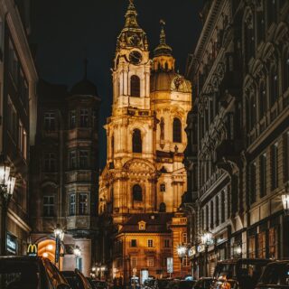 prague at night