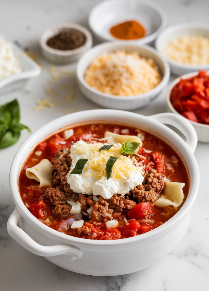 Lasagna Soup