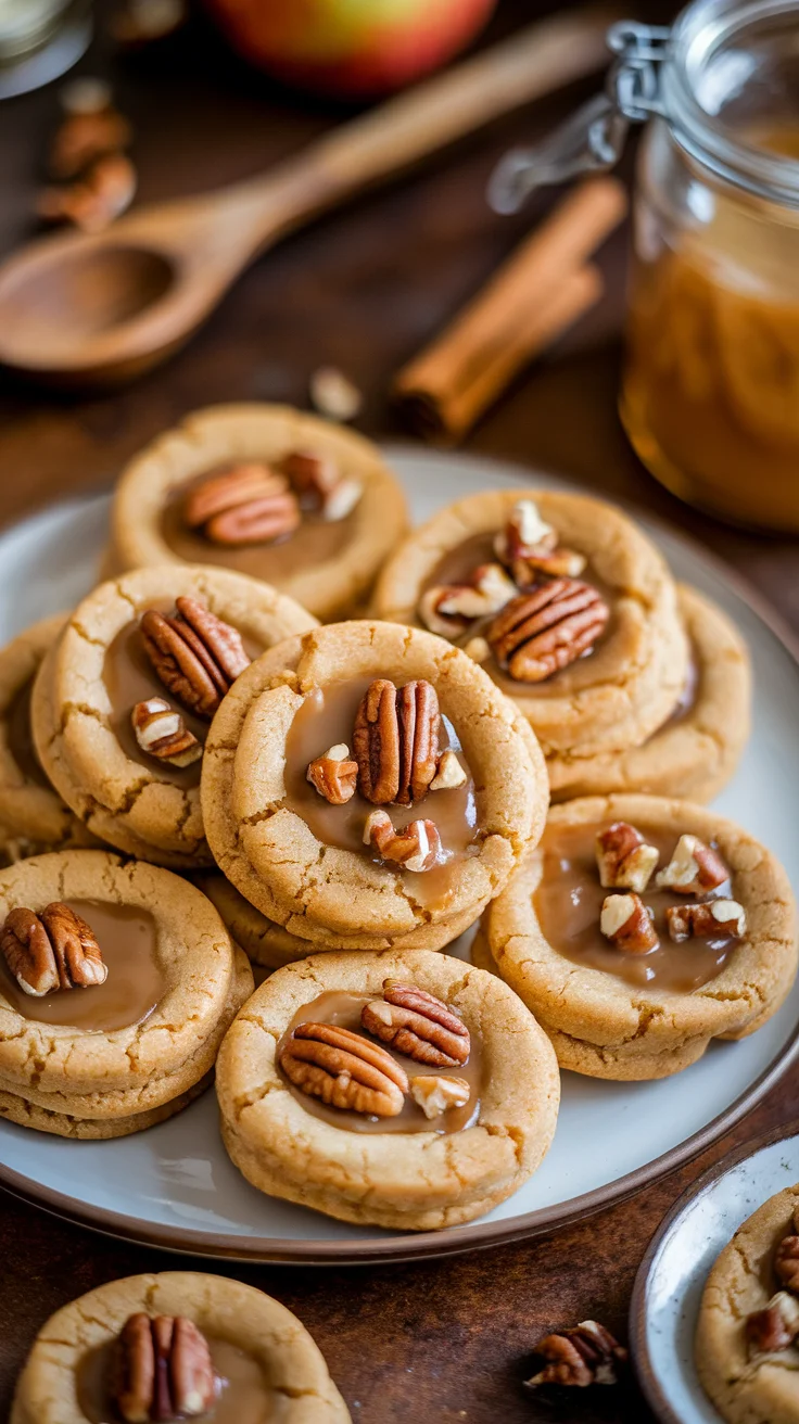 Caramel Apple Cider Cookies