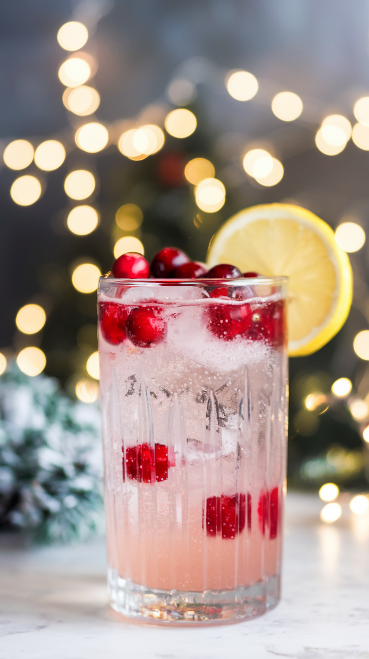 Cranberry Gin Fizz