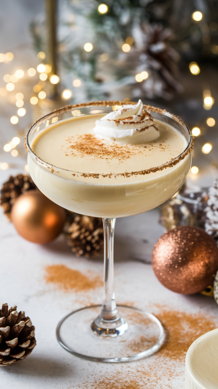 Eggnog Martini