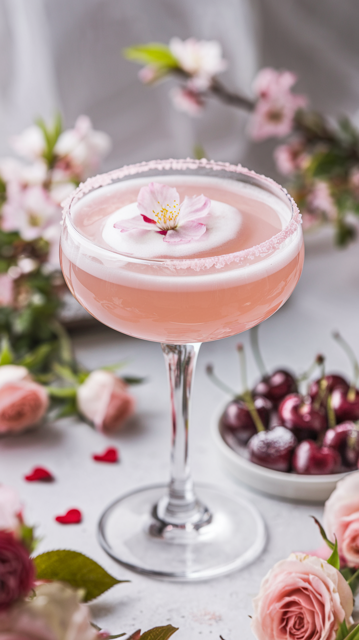 Cherry Blossom Gin Cocktail