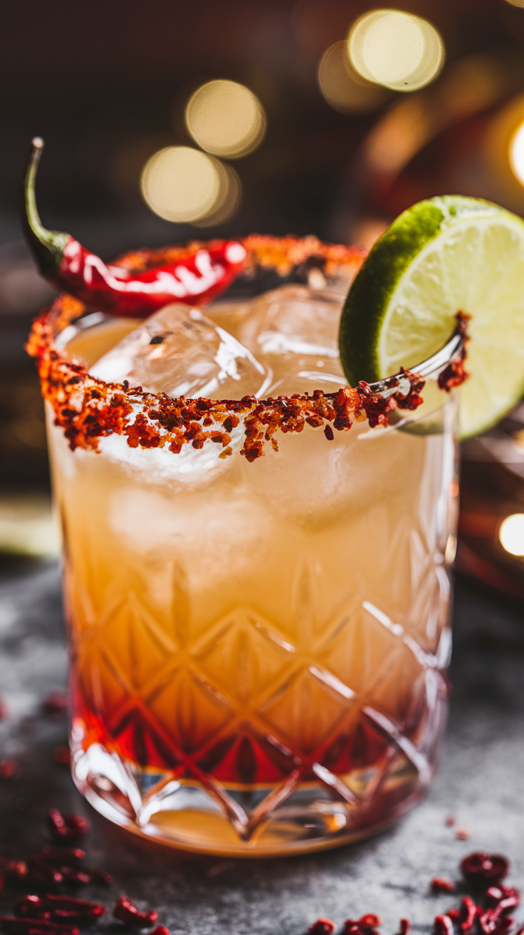 Cupid’s Fire Spicy Margarita