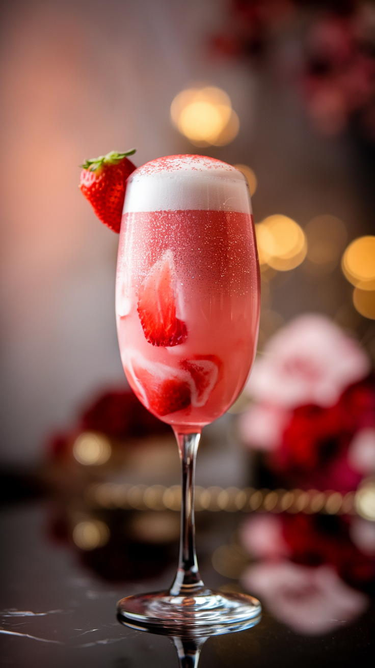 Pink Velvet Prosecco Fizz