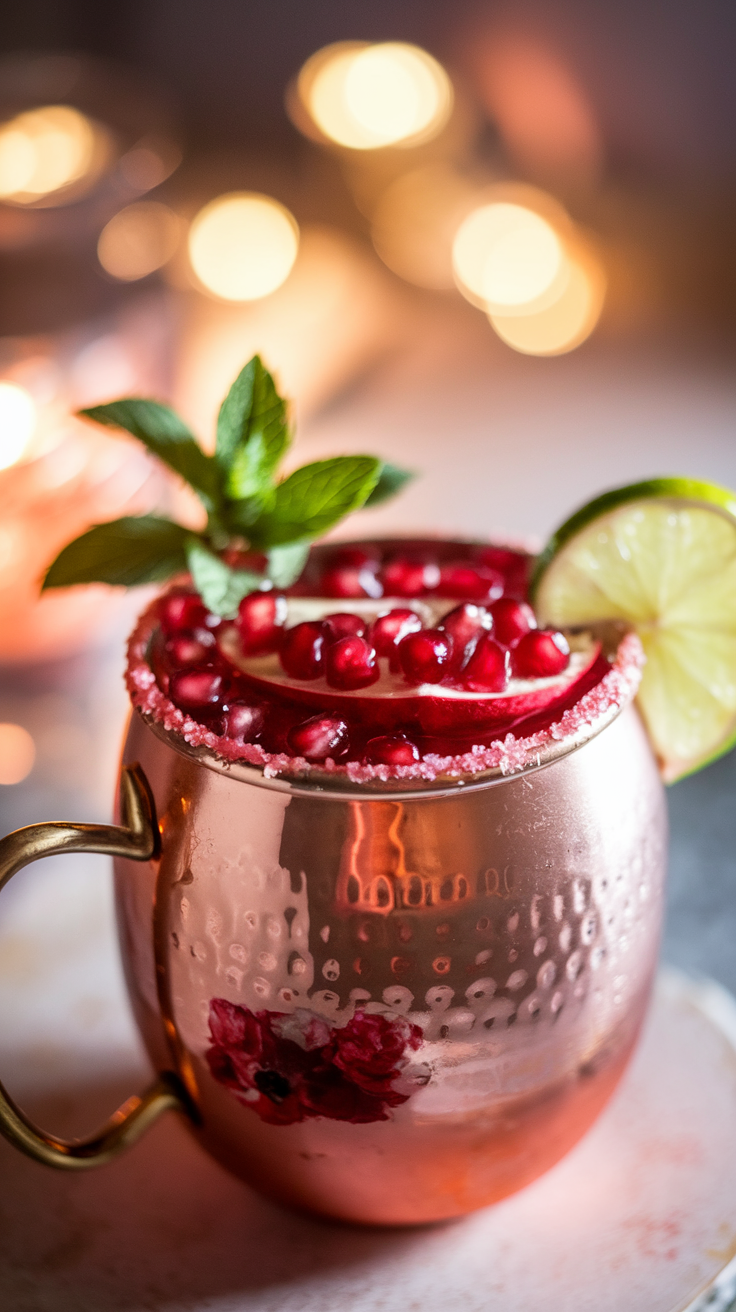 Pomegranate Rose Mule