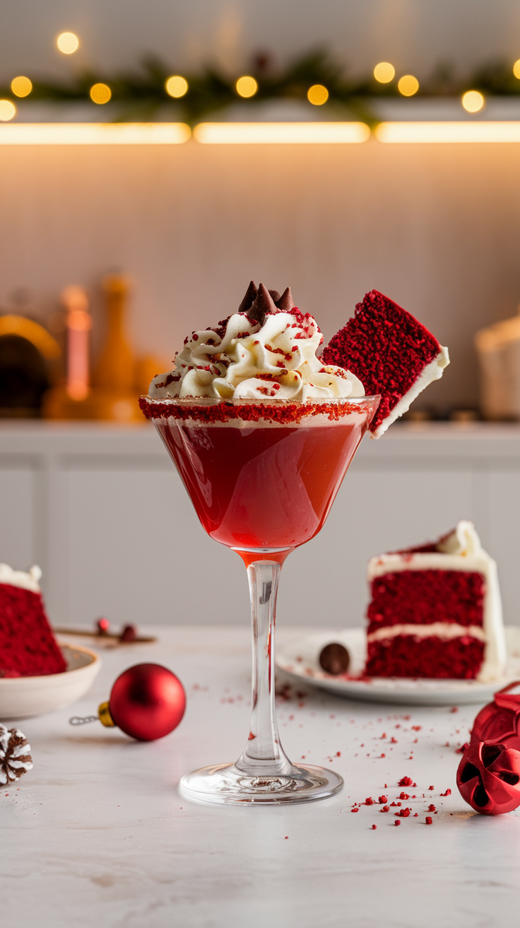 Red Velvet Martini