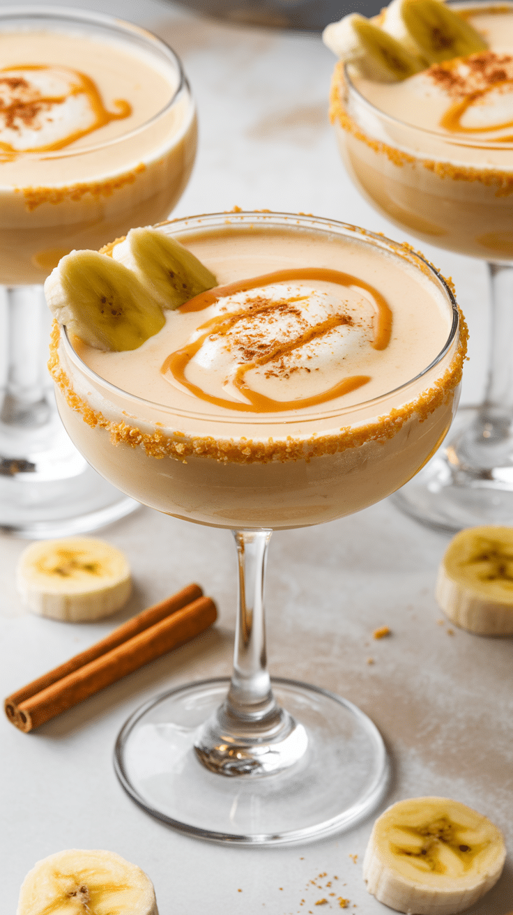 Bananas Foster Martini