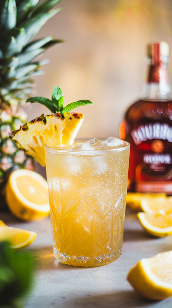 Pineapple Bourbon Lemonade