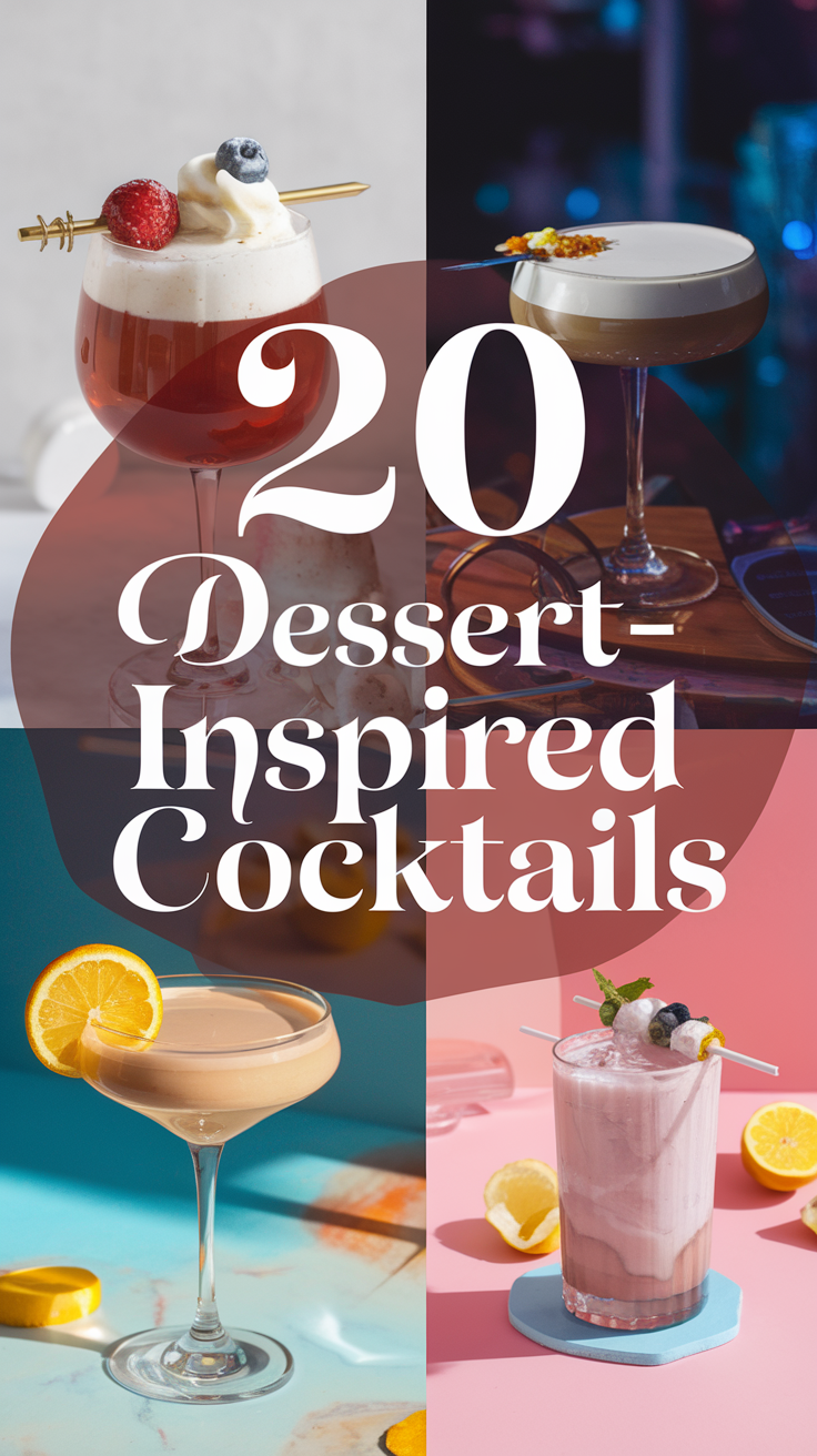 20 Tasty Dessert-Inspired Cocktails to Try