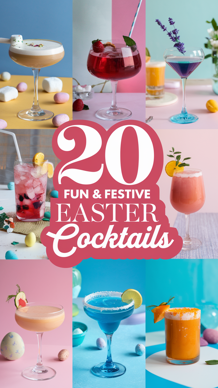 20 Fun & Festive Easter Cocktails