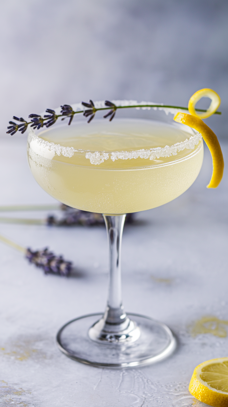 Lavender Lemon Drop Martini