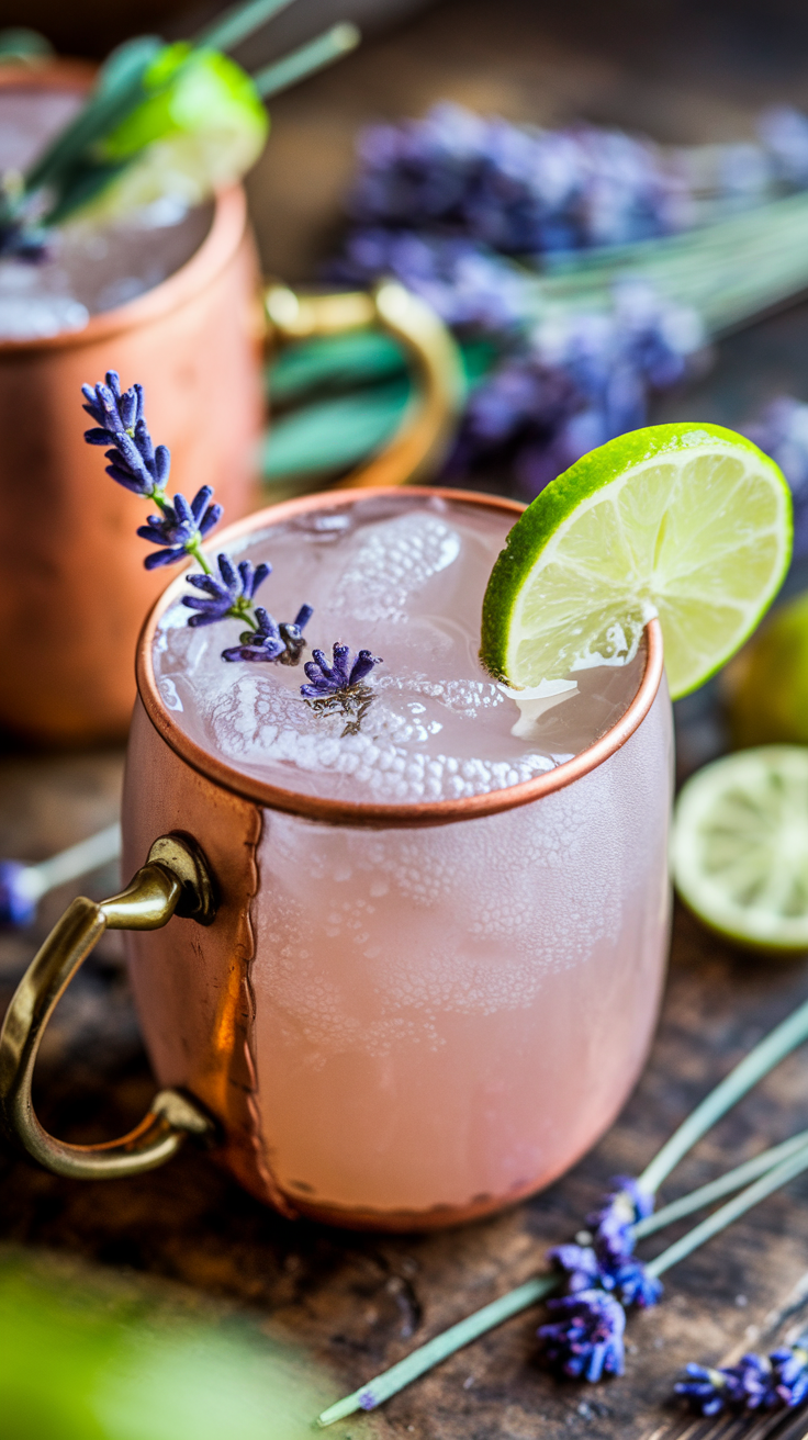 Lavender Moscow Mule