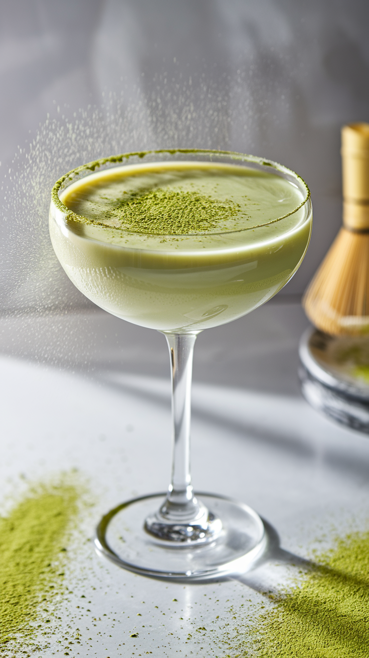 Creamy Matcha Martini