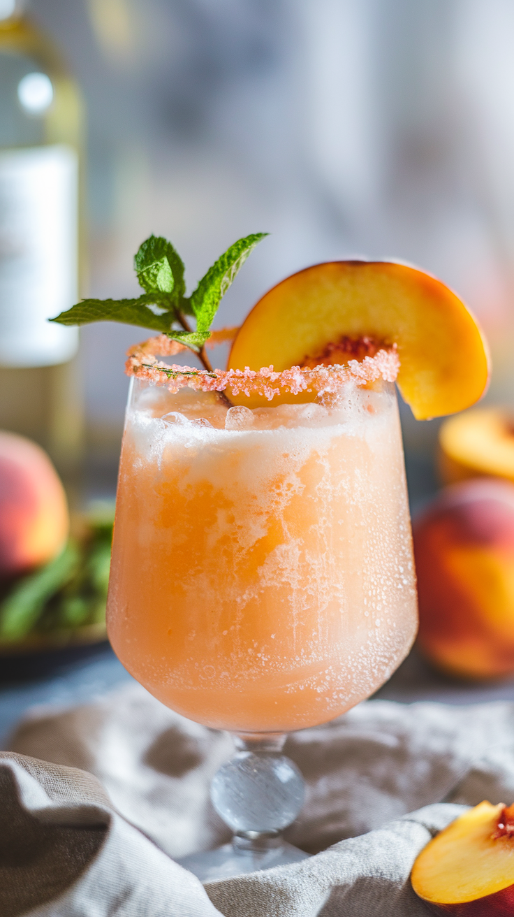 Peach Wine Slushie