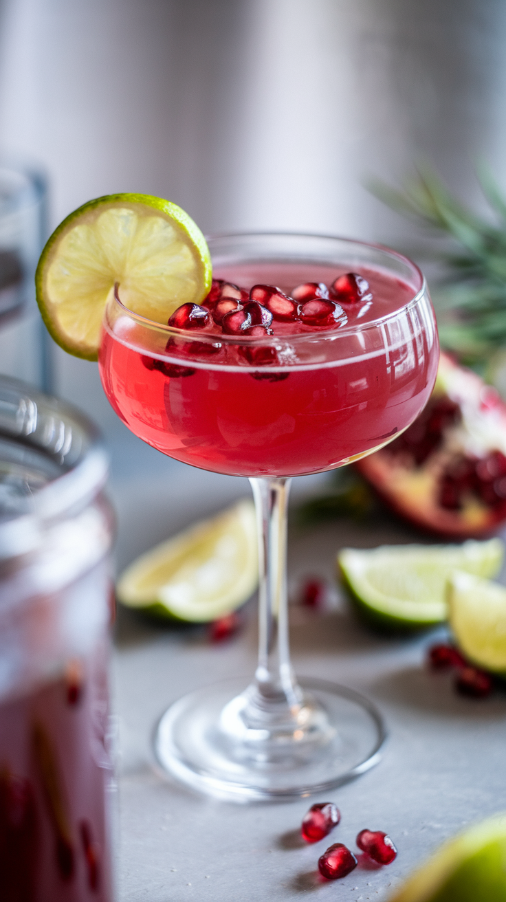 Pomegranate Gin Cocktail