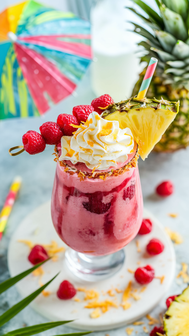 Raspberry Piña Colada