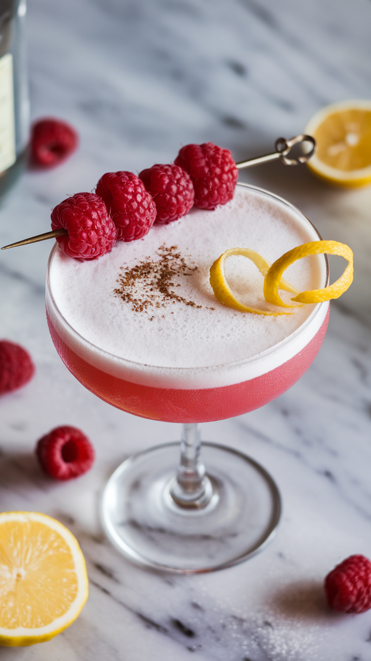 Raspberry Gin Sour