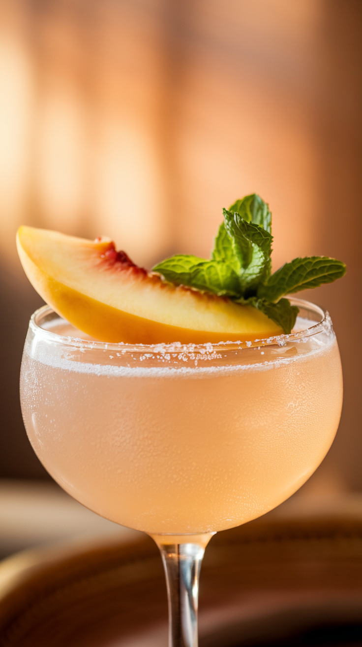 White Peach Martini